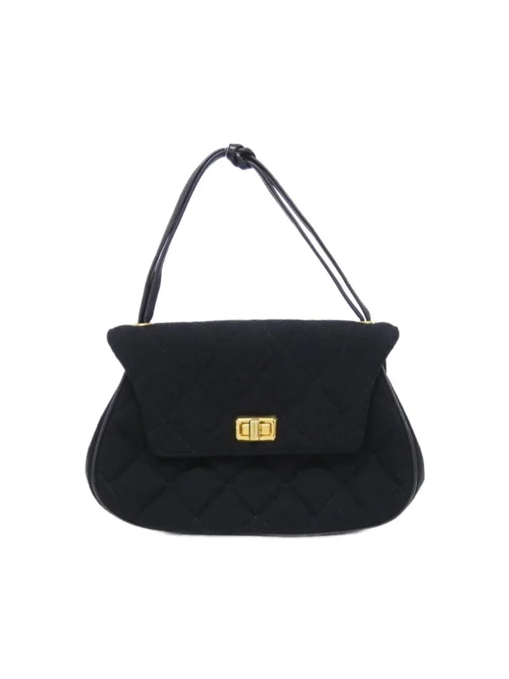 Chanel Vintage Bag Handbag Black